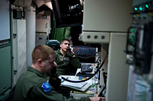 Missile launch officers (Source: Dept. of Defense)